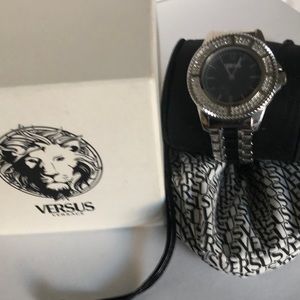 Versus Versace Crystal embellished watch